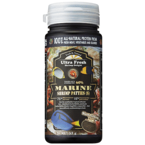 Ultra Fresh Marine Shrimp Patties – Natural Enhancement Food for Small Saltwater Fish