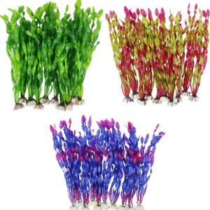 MyLifeUNIT Artificial Seaweed Plants (10 pcs, 12’’ tall)